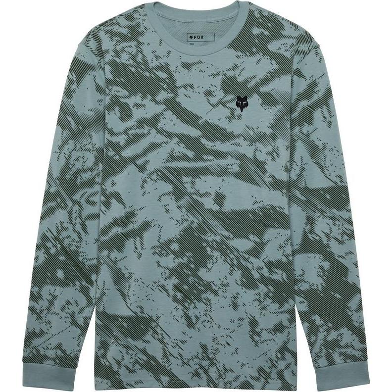 Fox, Herren, Sportshirt, Tee 24 Gravel Ls Tech Gmtl (L), Grau, L