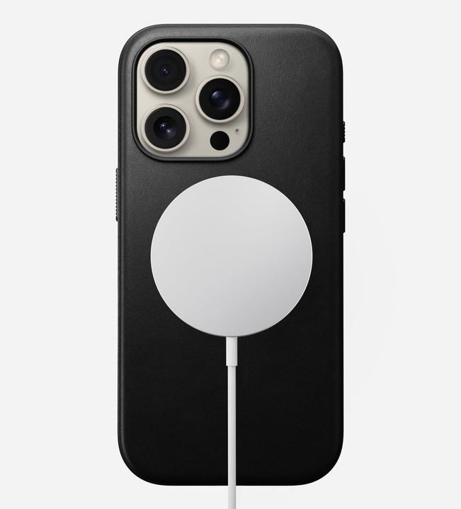 Immagine prodotto Nomad Custodia moderna in pelle per iPhone 16 Pro nero (Apple iPhone 16 Pro)
