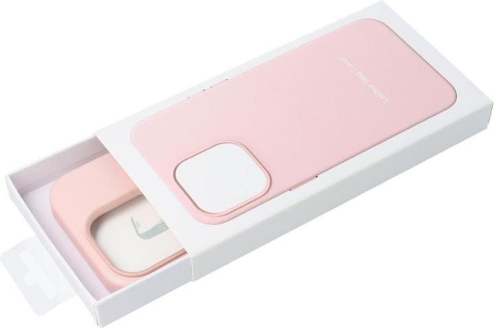 Immagine prodotto OEM Back panel cover LEATHER MAG COVER case for IPHONE 16 Pro Max sand pink (Apple iPhone 16 Pro Max)