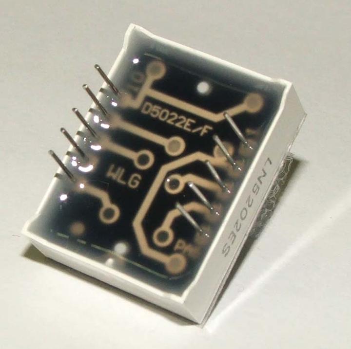 Immagine prodotto OEM Display a 7 segmenti Red Com. Catodo 2 caratteri 12.7mm (Kit elettronica)