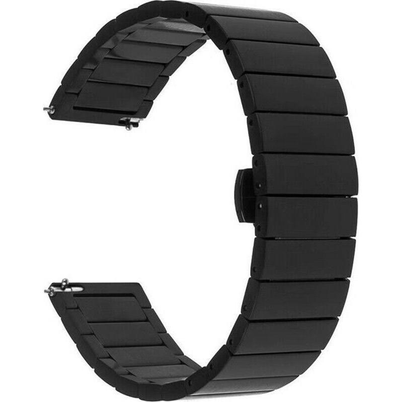 Thumbnail - Strap-it Metallarmband (18 mm), Uhrenarmband, Schwarz