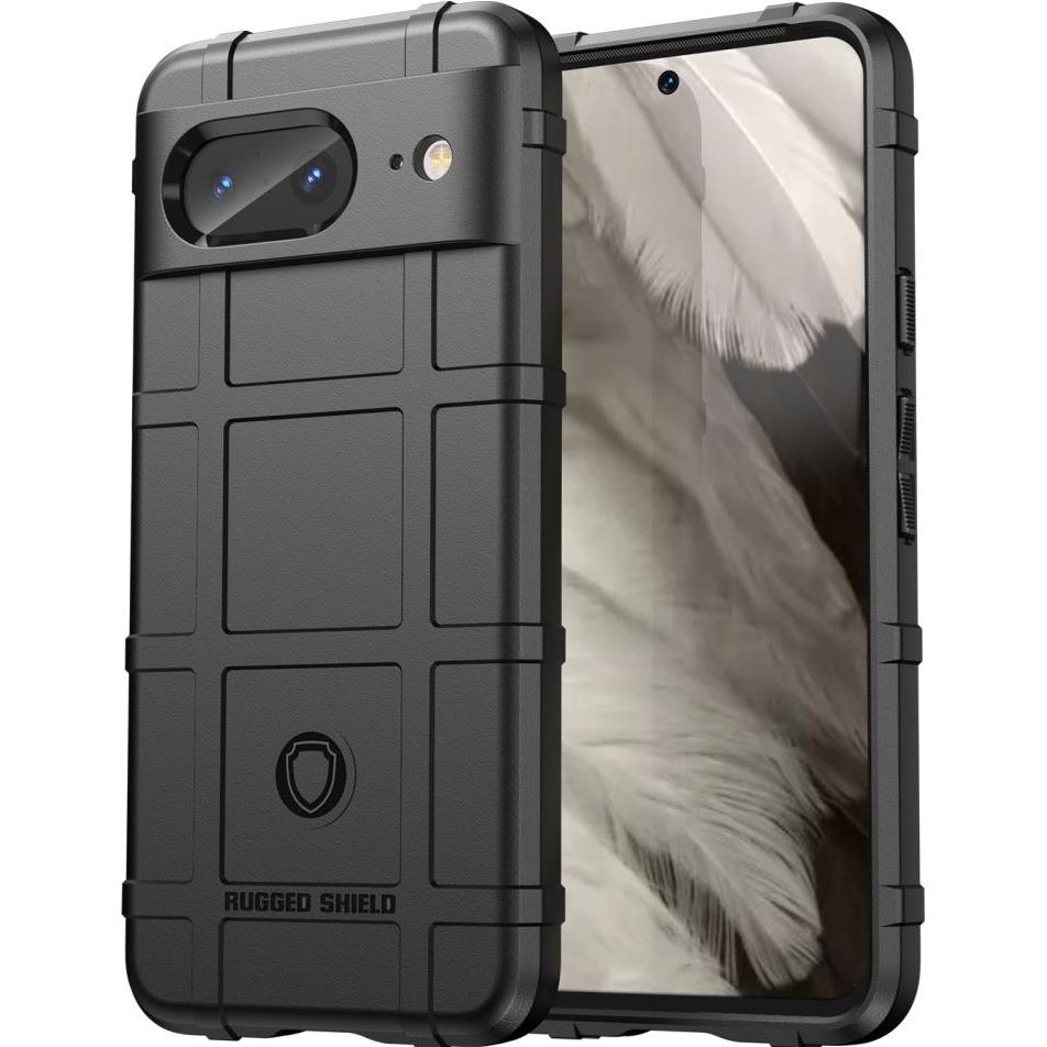 Screenguard Rugged Shield (Google Pixel 8), Smartphone Hülle, Schwarz