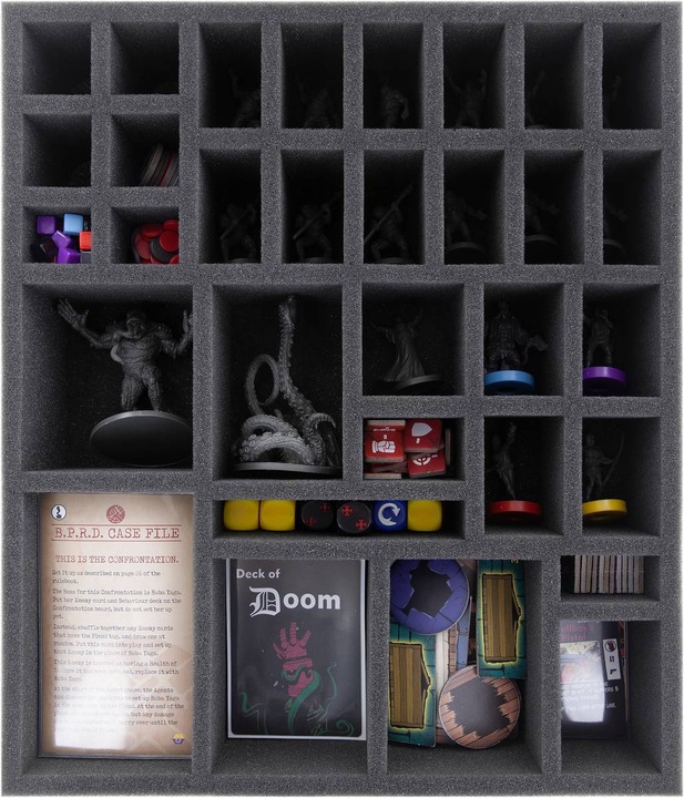 Actual product image Feldherr BG01SET - Foam set for Hellboy: The Board Game Kickstarter Pledge - Bretts (Foam material)