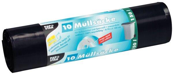 Actual product image Papstar 12328 Waste bag (e) (10 x, 150 l)