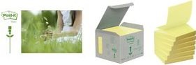 Actual product image Post-it Recycling Z-Notes (76 x 76 mm)