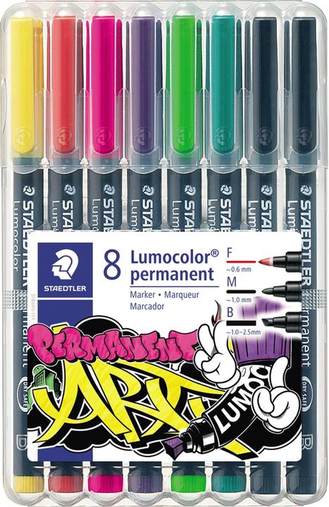 Staedtler Lumocolor 31 Mixed Set Universal Pencils (Multicoloured, 2.50 mm, 8 x)