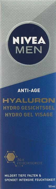 Produktbild NIVEA MEN Anti-Age Hyaluron Hydro Gesichtsgel (50 ml, Gesichtsgel)