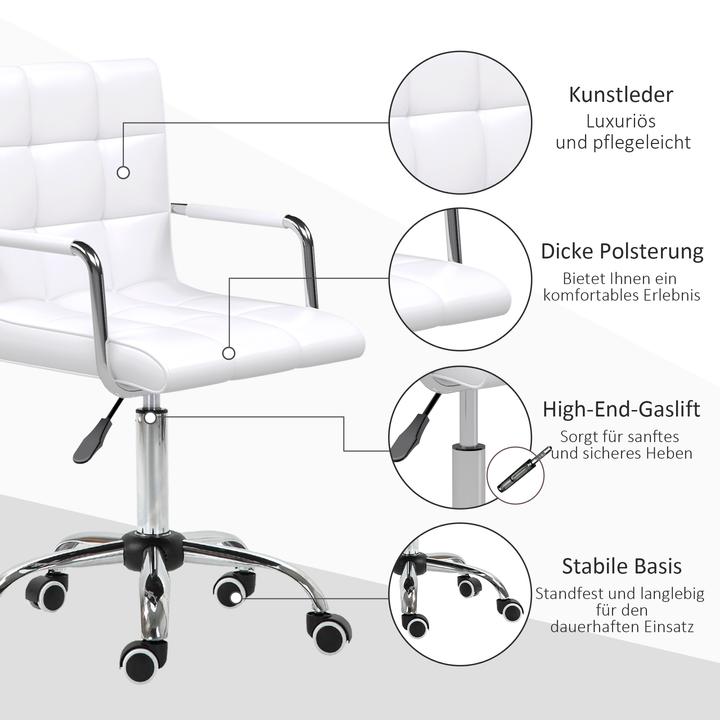 Image du produit Homcom Chaise pivotante