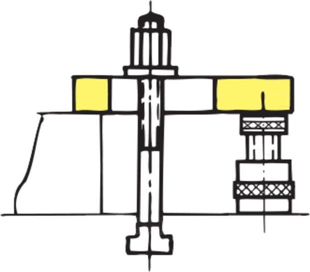 Actual product image Amf Screw jacks with flat support 190 - 300 mm (300 mm)
