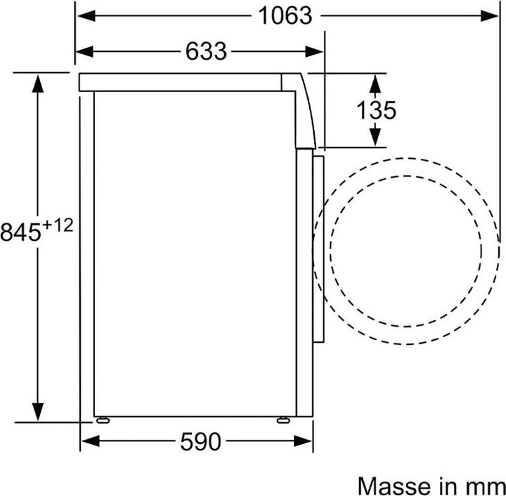 Image du produit Bosch Hausgeräte WAN281A3CH (8 kg, Gauche, Fiche CH)