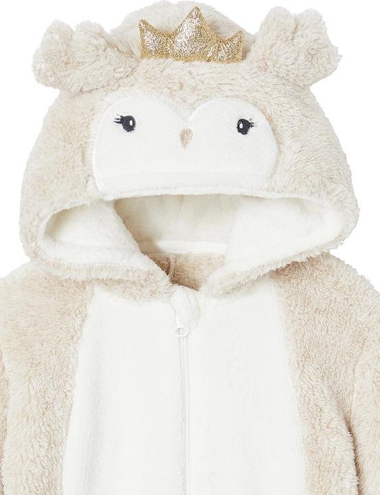 Produktbild Vertbaudet Weihnachtlicher Mädchen Plüschoverall Eule (86)