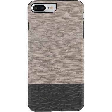 Man.Wand &WOOD case for iPhone 7/8 lattis juodas (Apple iPhone 7), Smartphone Hülle, Mehrfarbig