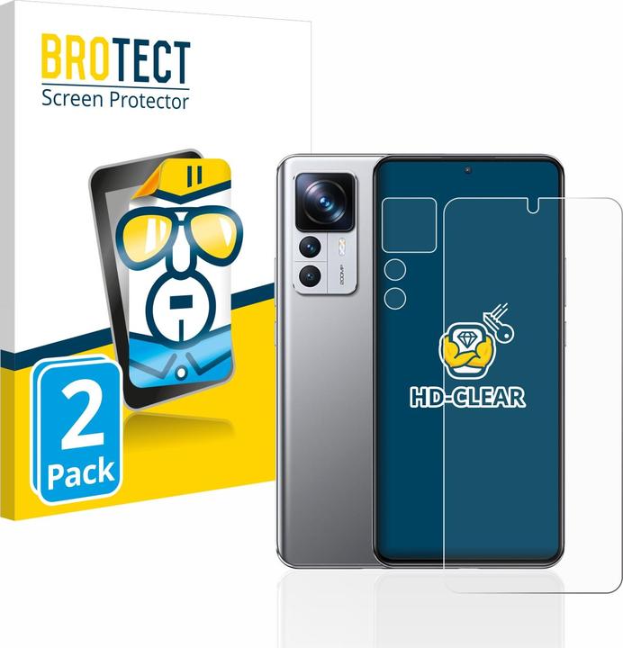 Produktbild BROTECT Schutzfolie Displayschutz Klar (2 Stk., Xiaomi 12T Pro)
