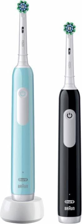 Productafbeelding Oral-B Pro Series 1 Duo elektrische tandenborstel Elektrische tandenborstels Blauw & Sc (Oscillerende tandenborstel)