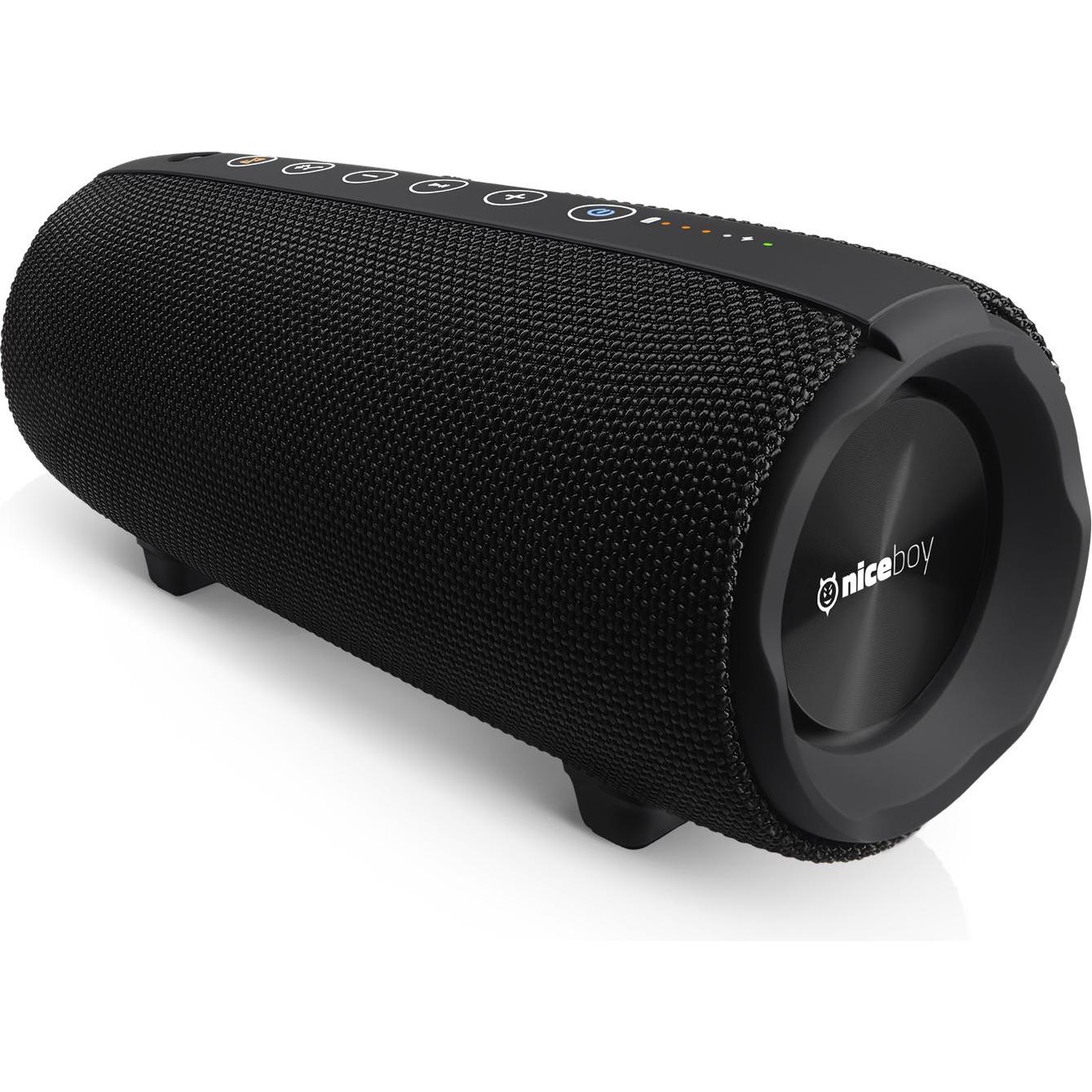 Niceboy RAZE3TITAN loudspeaker Full range Black Wireless (15 h, Netzbetrieb), Bluetooth Lautsprecher, Schwarz