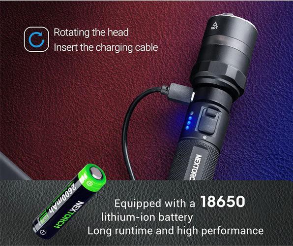 Actual product image Nextorch P83, 1'300 Lumen (1300 lm)