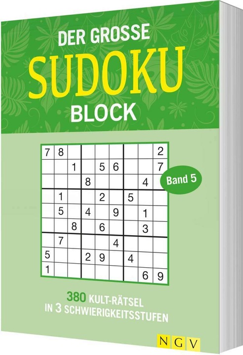 Produktbild Der grosse Sudokublock Band 5 (Deutsch, 2021)