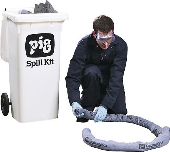 Actual product image Pig Mobile emergency kit, small, universal version, absorbs 87.9 l. (100 pcs.)