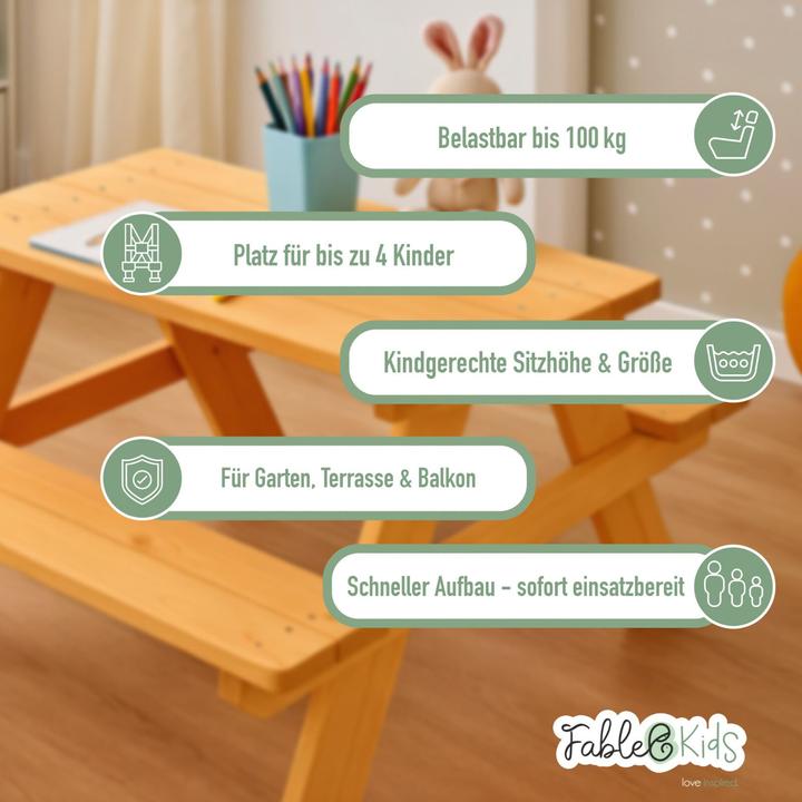 Produktbild FableKids Kindersitzgarnitur