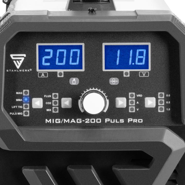 Actual product image Stahlwerk Mig Mag 200 Pulse Pro