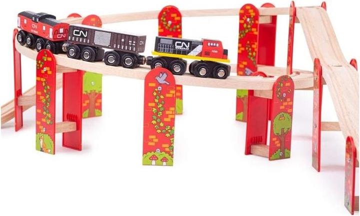 Productafbeelding Bigjigs Houten spoor Viaduct Uitbreidingsset