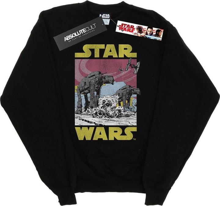Actual product image Star Wars Boys The Last Jedi AT-AT Sweatshirt (140, 146)