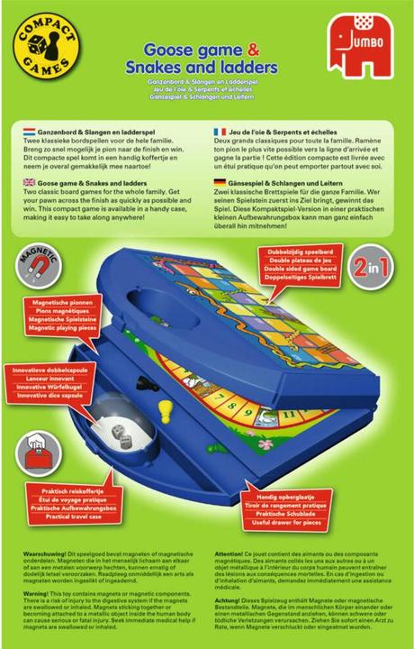 Actual product image Jumbo Geese & Snakes (German, French, English)