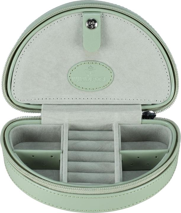 Produktbild Windrose 803924.14 - Kleines Schmucketui mit Reisverschluss Merino Moda salbei