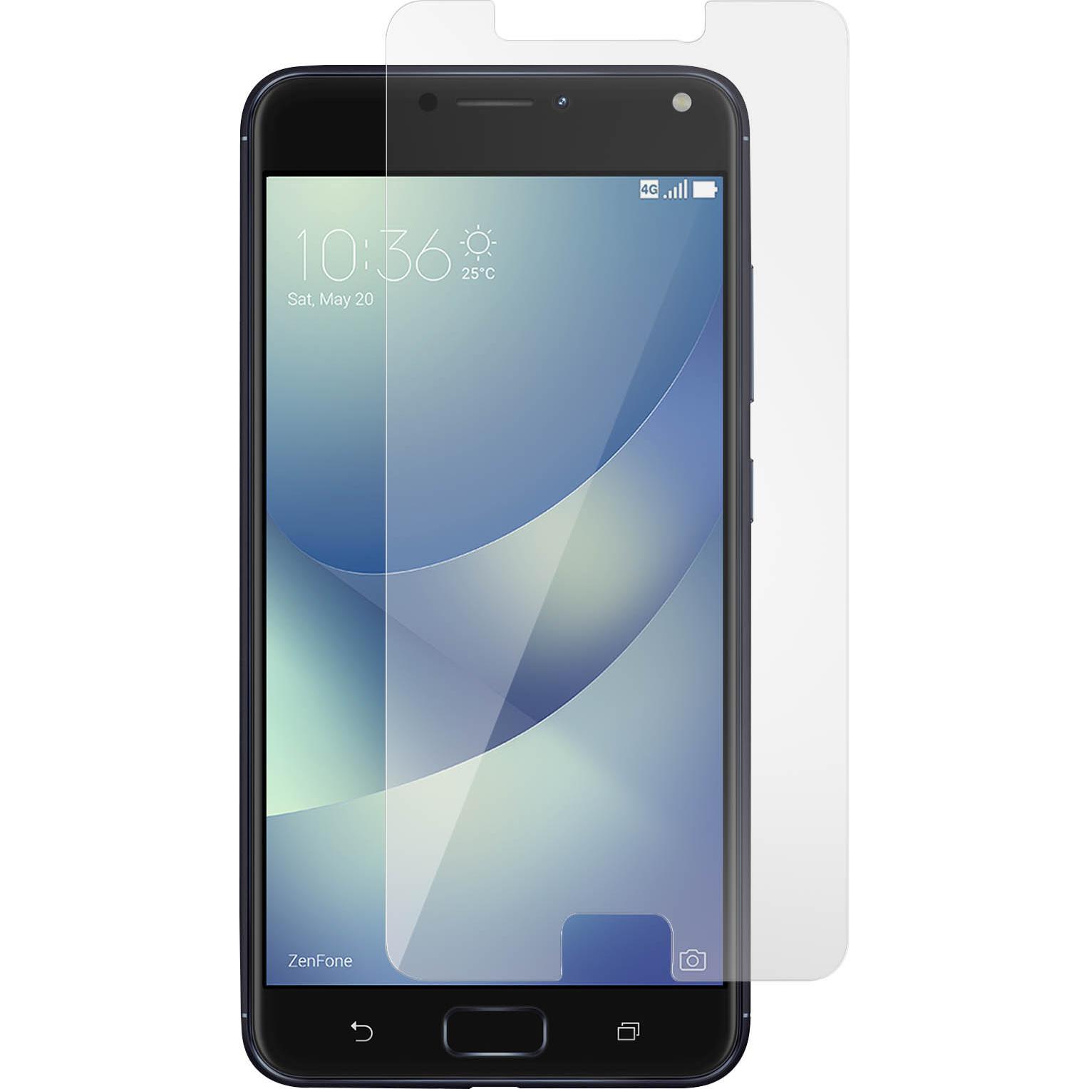 Avizar Kristallklare Folie, Glas-Displayschutz (1 Stück, Asus Zenfone 4 Max), Smartphone Schutzfolie, Transparent