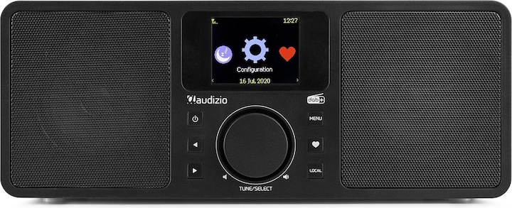 Produktbild Audizio Internet Radio Rome Schwarz (DAB+, Internetradio, FM, Bluetooth)