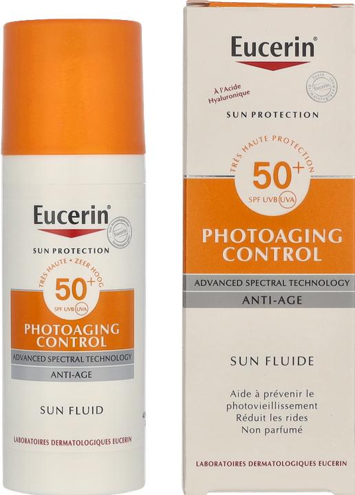 Actual product image Eucerin SUN Anti-Age (Sun cream face, SPF 50, 50 ml, 50 g)