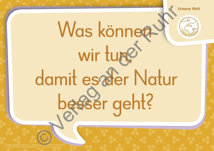 Produktbild Grosse Fragen für junge Denker. 1. bis 6. Schuljahr. Bildkarten (Deutsch, Hanna Schott, Stefanie Hoffmann, 2018)