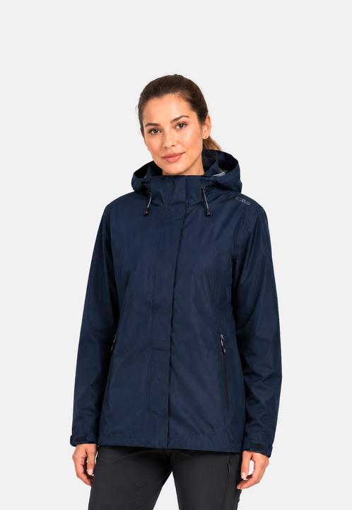 Immagine prodotto CMP Campagnolo CMP, Giacca con cappuccio e zip con ventilazione, NERO BLU, D44 (44)