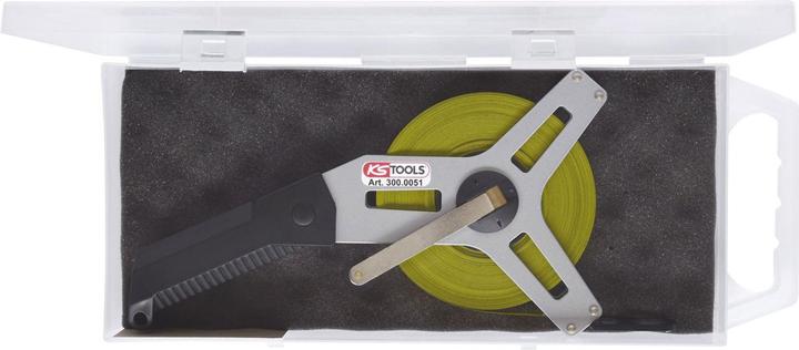 Produktbild KS Tools Rahmenbandmass mit gelbem Stahlband (50 m)