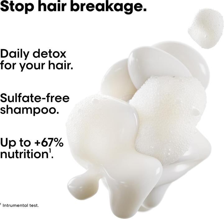 Image du produit L'Oréal Professionnel Shampooing Metal Detox sans sulfate pour la protection de la couleur et de la casse Lisse (500 ml, Shampoing liquide)