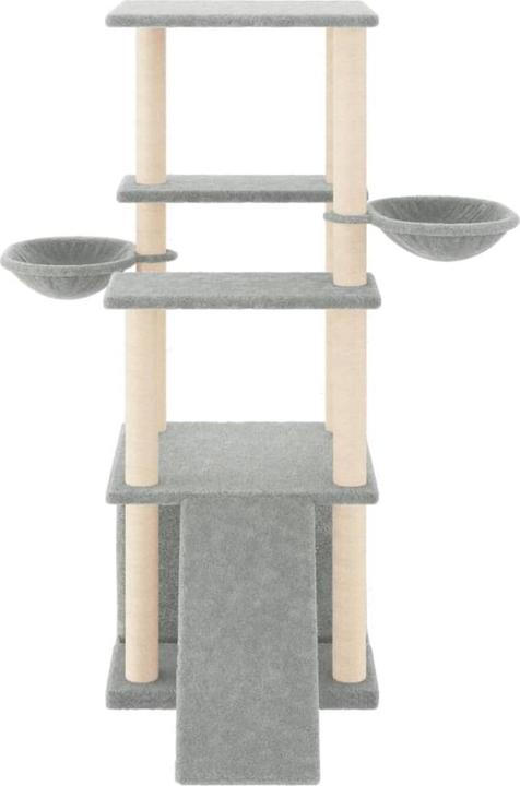 Actual product image vidaXL Kratzbaum (133 cm, Light grey)
