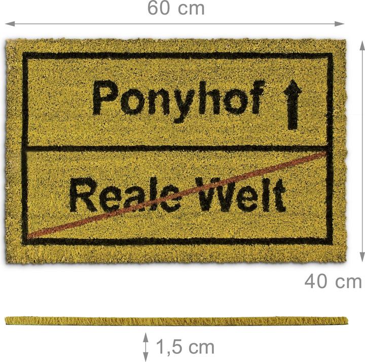 Produktbild Relaxdays Ponyhof (40 x 60 x 1.5 cm)