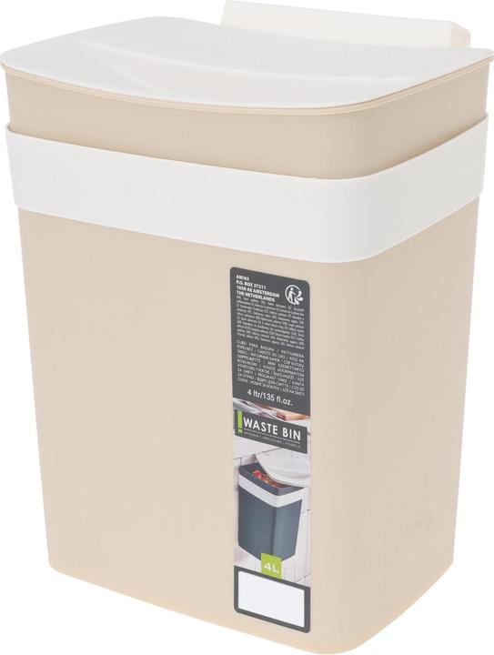 Produktbild Mojawo Mülleimer zum Einhängen an Küchentüren inkl Haken B25xT19xH23cm (4 l)