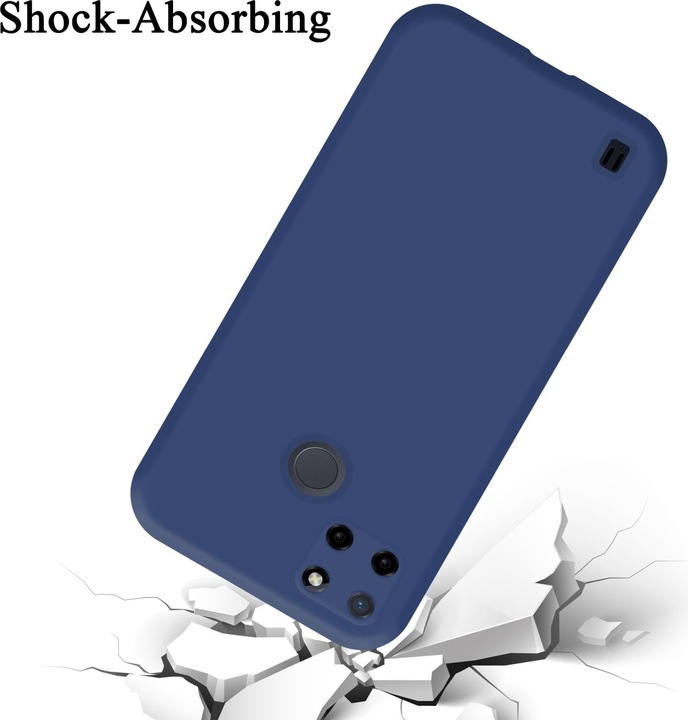 Image du produit Cadorabo Housse TPU Liquid Silicone pour Realme C21Y / C25Y (Realme C25Y, Realme C21Y)