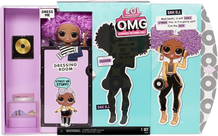 Produktbild MGA L.O.L. Surprise OMG 3.8 Doll 24K D.J.