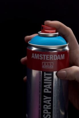 Image du produit Amsterdam Peinture en aérosol (Vert permanent Vert foncé, 400 ml)