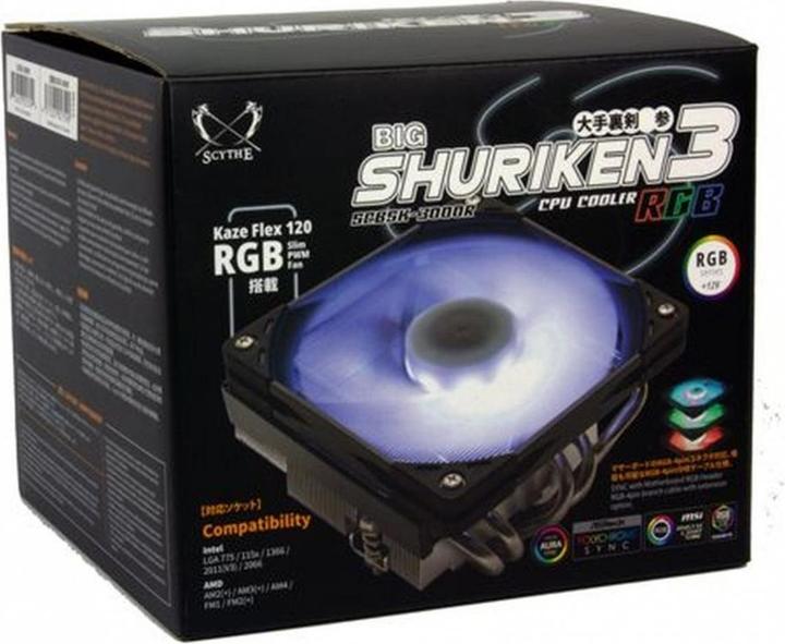 Produktbild Scythe Big Shuriken 3 RGB (69 mm)
