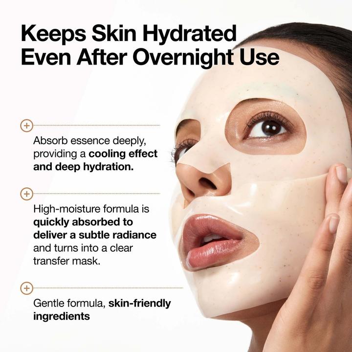 Actual product image Anua Rice 70 Glow Collagen Mask (38 ml)