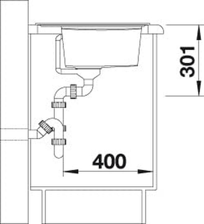 Produktbild Blanco Zenar 45 S (Aufsatzspülbecken, 51 cm, 86 cm)