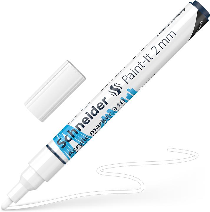 Image du produit Schneider Marqueur acrylique Paint-It 310 2mm blanc (1 x)