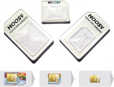 Noosy SIM Adapter Kit 3 pack
