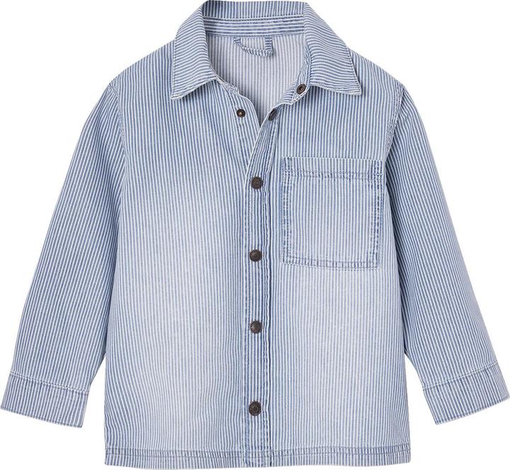 Actual product image Vertbaudet Gestreiftes Jungen Overshirt (140)