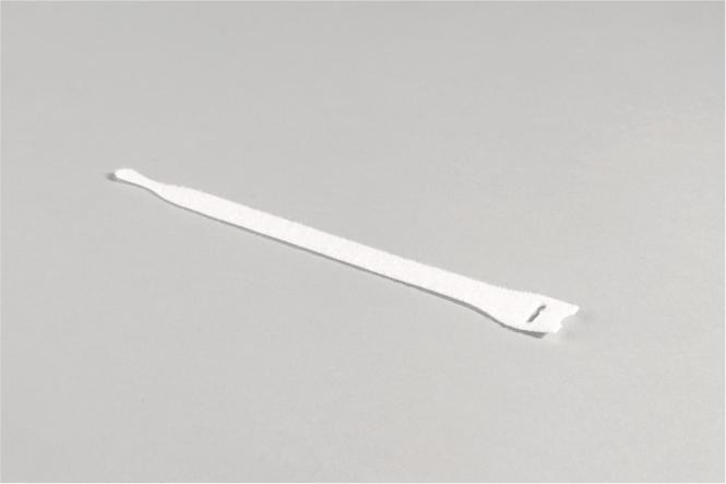 Produktbild HellermannTyton Schnellkabelbinder 200x12,5 Textil weiß (Kunststoffkabelbinder, 200 mm, 10 Stk.)