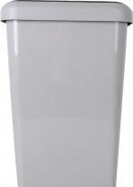 Tontarelli Mülleimer mit doppelter Öffnung 25l Touchlif grau/ (25 l)