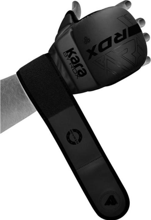 Actual product image Rdx Grappling Gloves Shooter F6 Matte Black Plus-L/XL (L, XL)